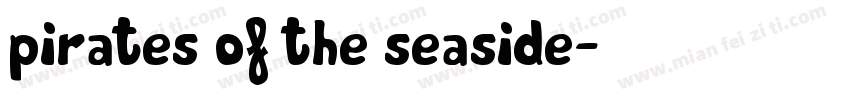 pirates of the seaside字体转换
